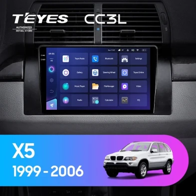 Штатная магнитола Teyes CC3L 4/64 BMW X5 E39 E53 (1999-2006)