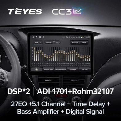 Штатная магнитола Teyes CC3 2K 6/128 Subaru Forester 3 SH (2007-2013) (11")