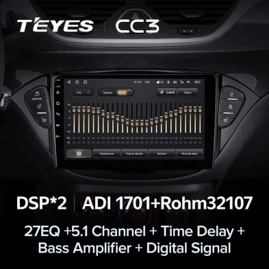 Штатная магнитола Teyes CC3 4/32 Opel Corsa (2014-2019)