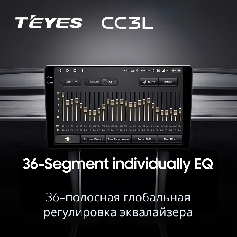 Штатная магнитола Teyes CC3L 4/32 Mercedes-Benz C-Class 2 S203 CL203 W203 C203 (2000-2004) 7"
