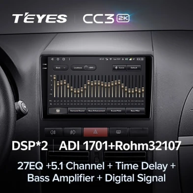 Штатная магнитола Teyes CC3 2K 4/32 Fiat Peron 9 2009 Idea (2011-2014)