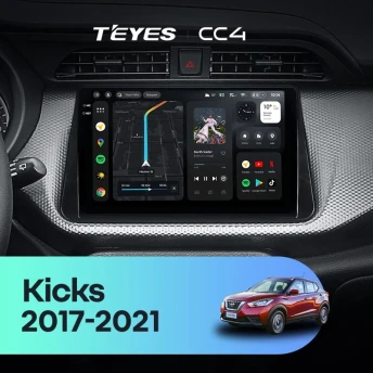 Штатная магнитола Teyes CC4 8/128 Nissan Kicks P15 (2017-2021)