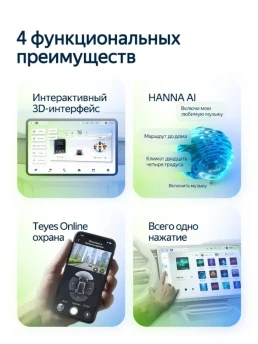 Штатная магнитола Teyes CC4L 6/64 Hyundai Tucson 1 (2004-2009) F2