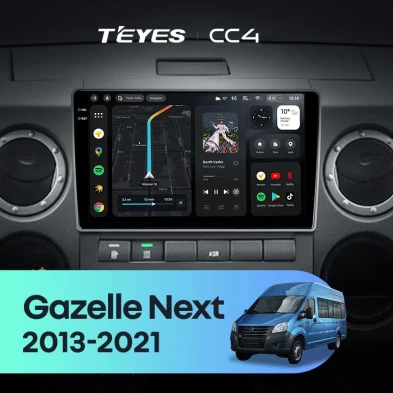 Штатная магнитола Teyes CC4 8/128 для GAZ Gazelle Next (2013-2021) F1