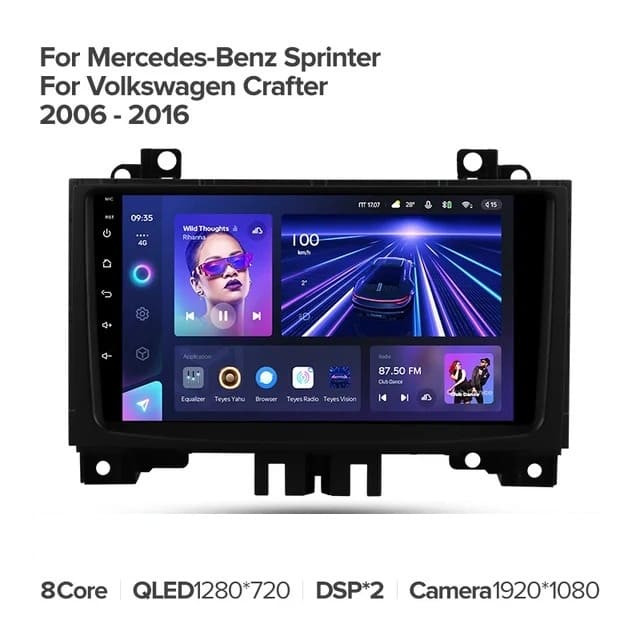 Штатная магнитола Teyes CC3L 4/32 Mercedes-Benz Sprinter (2006-2016) F2