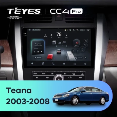 Штатная магнитола Teyes CC4 Pro 12/256 Nissan Teana 1 J31 (2003-2008) F3