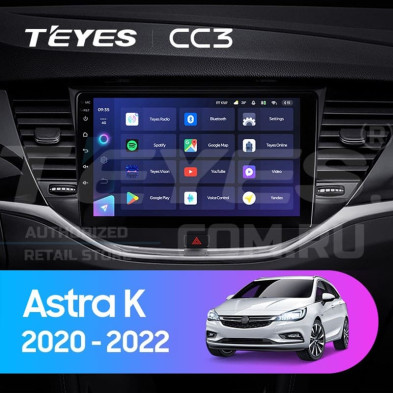 Штатная магнитола Teyes CC3 4/32 Opel Astra K (2020-2022) Тип-B
