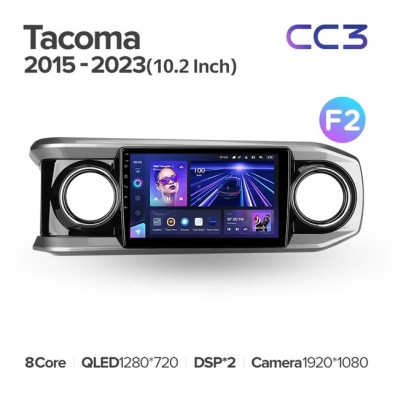Штатная магнитола Teyes CC3L 4/64 Toyota Tacoma N300 (2015-2023) F2