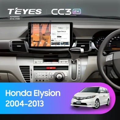 Штатная магнитола Teyes CC3 2K 4/32 Honda Elysion (2004-2013)