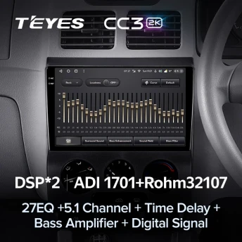 Штатная магнитола Teyes CC3 2K 6/128 Kia Rio 1 (2002-2005)