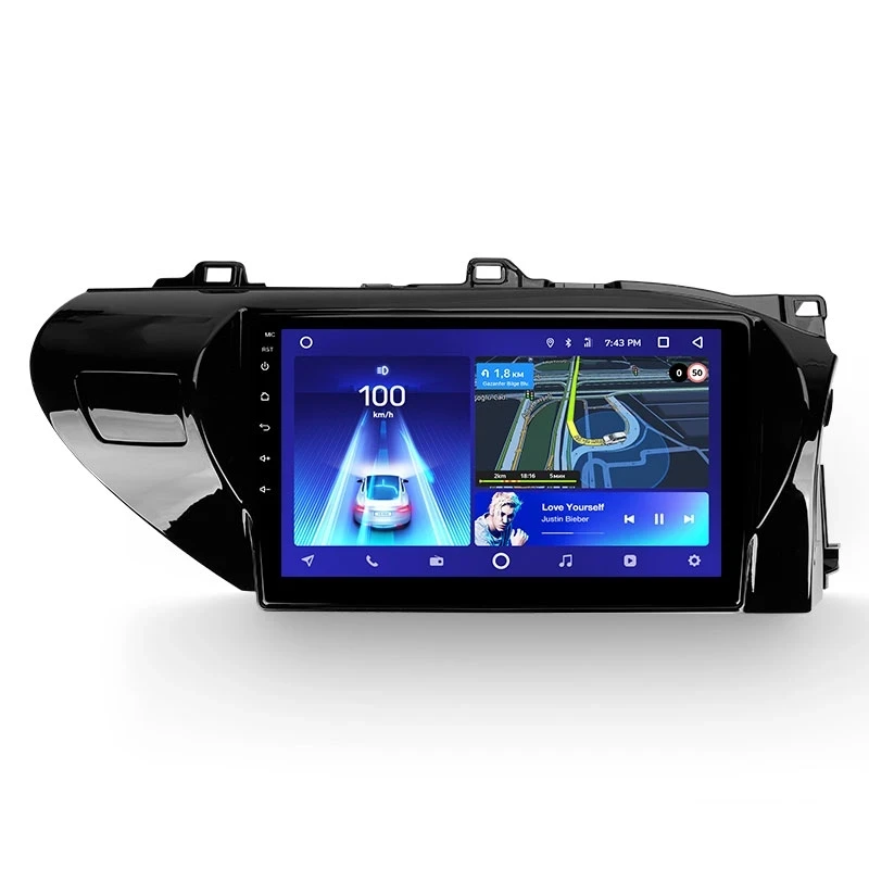 Переходная рамка Toyota Hilux Pick Up (2015-2020) Правый руль (10")