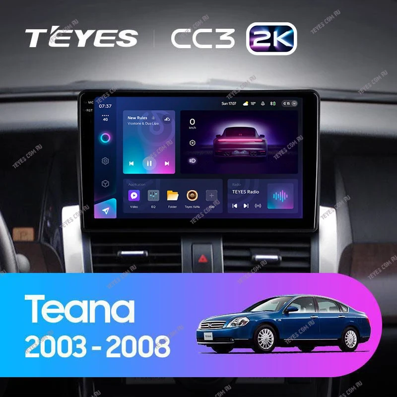 Штатная магнитола Teyes CC3 2K 6/128 Nissan Teana J31 (2003-2008) F1