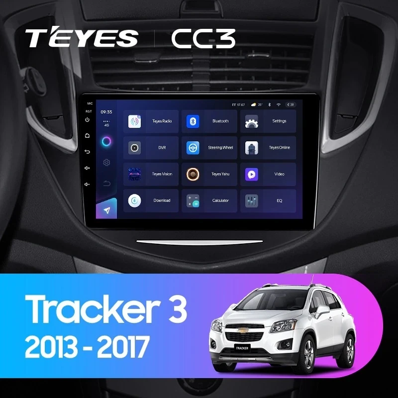 Штатная магнитола Teyes CC3 4/32 Chevrolet Tracker 3 (2013-2017) F1