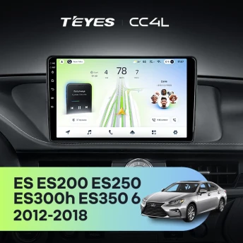 Штатная магнитола Teyes CC4L 6/64 Lexus ES ES200 ES250 ES300h ES350 XV60 VI (2012-2018) Тип-A