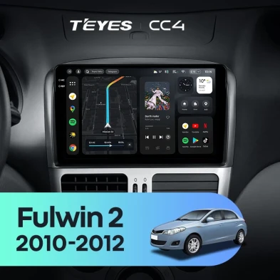 Штатная магнитола Teyes CC4 6/64 Chery Fulwin 2 (2010-2012) F2