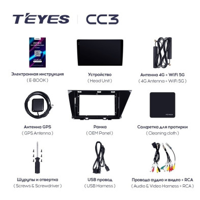 Штатная магнитола Teyes CC3L 4/64 Kia Niro DE (2016-2019)