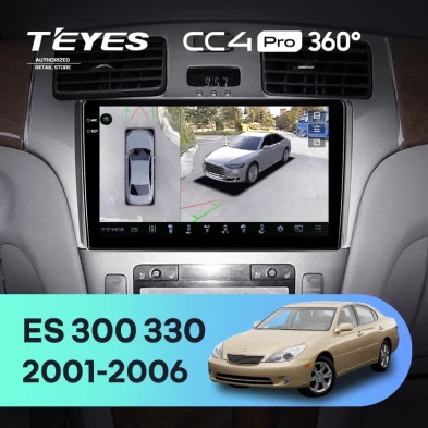 Штатная магнитола Teyes CC4 Pro 360 8/128 Lexus ES250 ES300 ES330 (2001-2006)
