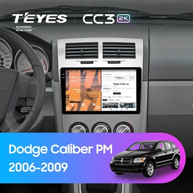 Штатная магнитола Teyes CC3 2K 4/64 Dodge Caliber PM (2006-2009)