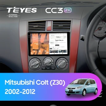 Штатная магнитола Teyes CC3 2K 360 6/128 Mitsubishi Colt (Z30) (2002-2012) Правый руль