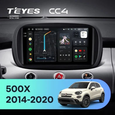 Штатная магнитола Teyes CC4 6/64 Fiat 500X (2014-2020)
