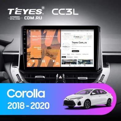 Штатная магнитола Teyes CC3L 4/64 Toyota Corolla 12 (2018-2020) Тип-A