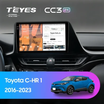 Штатная магнитола Teyes CC3 2K 4/32 Toyota C-HR 1 (2016-2023) F1