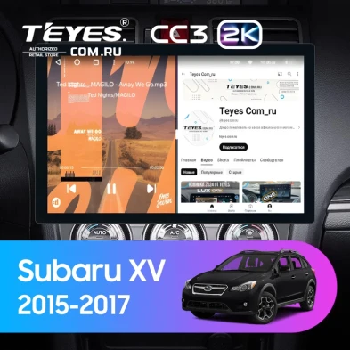 Штатная магнитола Teyes CC3 2K 4/64 Subaru XV (2015-2017) F1 (13")