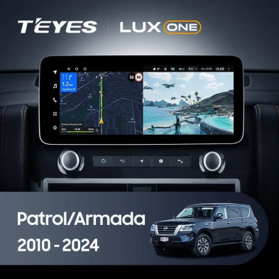 Штатная магнитола Teyes LUX ONE 360 6/128 Nissan Patrol Y62 (2010-2024)