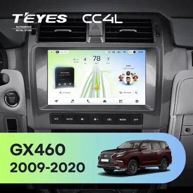 Штатная магнитола Teyes CC4L 6/64 Lexus GX460 J150 (2009-2020)