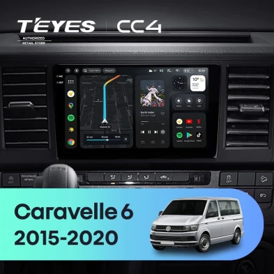 Штатная магнитола Teyes CC4 8/128 Volkswagen Caravelle T6 (2015-2020)