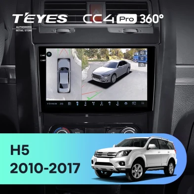 Штатная магнитола Teyes CC4 Pro 360 12/256 Great Wall Hover H5 (2010-2017)