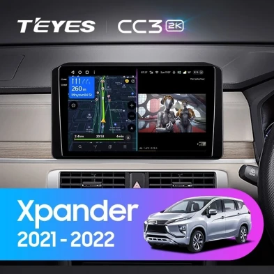 Штатная магнитола Teyes CC3 2K 6/128 Mitsubishi Xpander (2021-2022) Правый руль