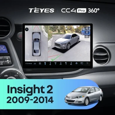 Штатная магнитола Teyes CC4 Pro 360 8/128 Honda Insight 2 LHD (2009-2014) (11")