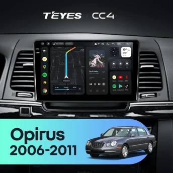 Штатная магнитола Teyes CC4 6/64 Kia Opirus GH (2006-2011)
