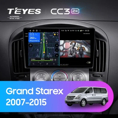 Штатная магнитола Teyes CC3 2K 360 6/128 Hyundai Grand Starex (2007-2015) F1