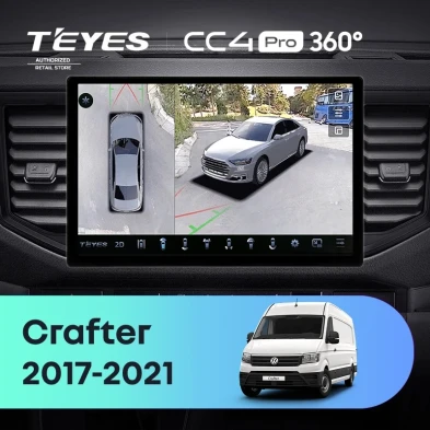 Штатная магнитола Teyes CC4 Pro 360 8/128 Volkswagen Crafter (2017-2021) (13")