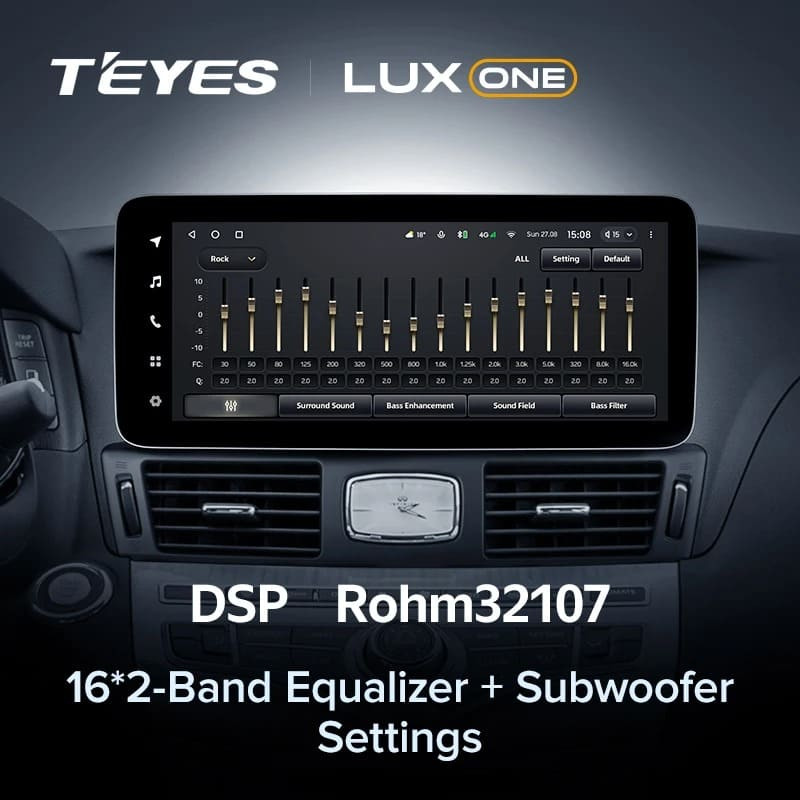 Штатная магнитола Teyes LUX ONE 4/64 Nissan Fuga 2 (2009-2024) Тип-A