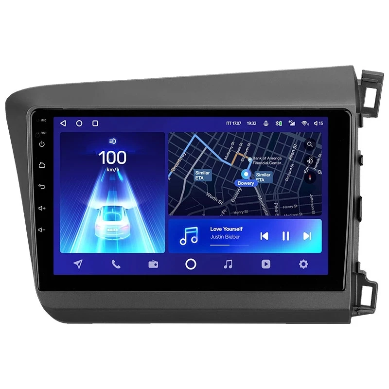 Переходная рамка Honda Civic 9 FB FK FD (2011-2015) Правый руль (9")