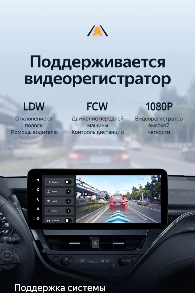 Штатная магнитола Teyes LUX ONE 4/64 Toyota Camry 8 XV70 (2020-2023)
