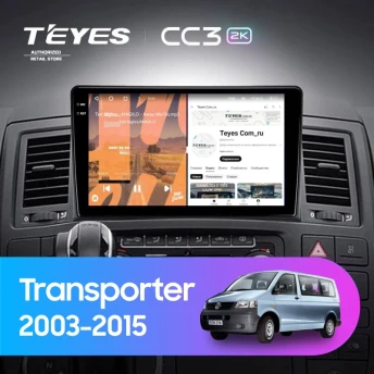 Штатная магнитола Teyes CC3 2K 4/64 Volkswagen Transporter T5 (2003-2015)