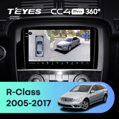 Штатная магнитола Teyes CC4 Pro 360 8/128 Mercedes-Benz R-Class W251 R280 R300 R320 (2005-2017) F1