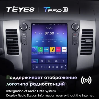 Штатная магнитола Tesla style Teyes TPRO 2 4/64 Mitsubishi Outlander 2 CW0W (2005-2013) Тип-A