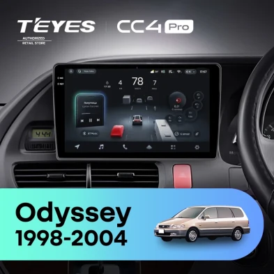 Штатная магнитола Teyes CC4 Pro 12/256 Honda Odyssey RL1 (1998-2004) Тип-B Правый руль