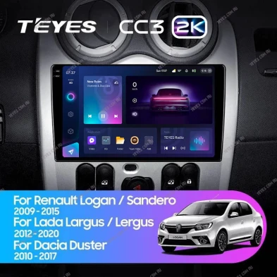 Штатная магнитола Teyes CC3 2K 4/64 Lada Largus (2012-2020)