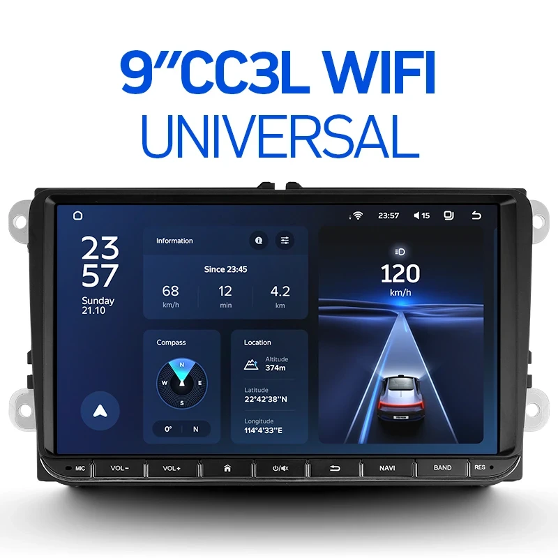 Магнитола Teyes CC3L Wi-Fi 2/32 Volkswagen / Skoda Универсал 9"