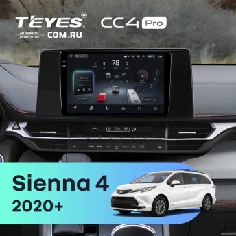 Штатная магнитола Teyes CC4 Pro 8/128 Toyota Sienna 4 (2020-2026)