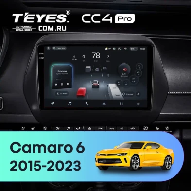 Штатная магнитола Teyes CC4 Pro 8/128 Chevrolet Camaro 6 (2015-2023)