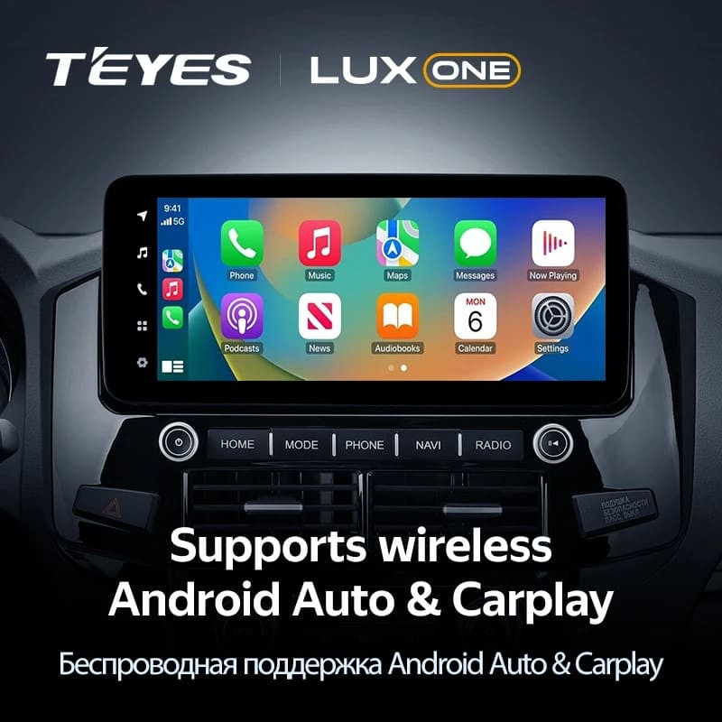 Штатная магнитола Teyes LUX ONE 4/64 Mitsubishi Pajero 4 V80 V90 (2006-2024) Тип-C