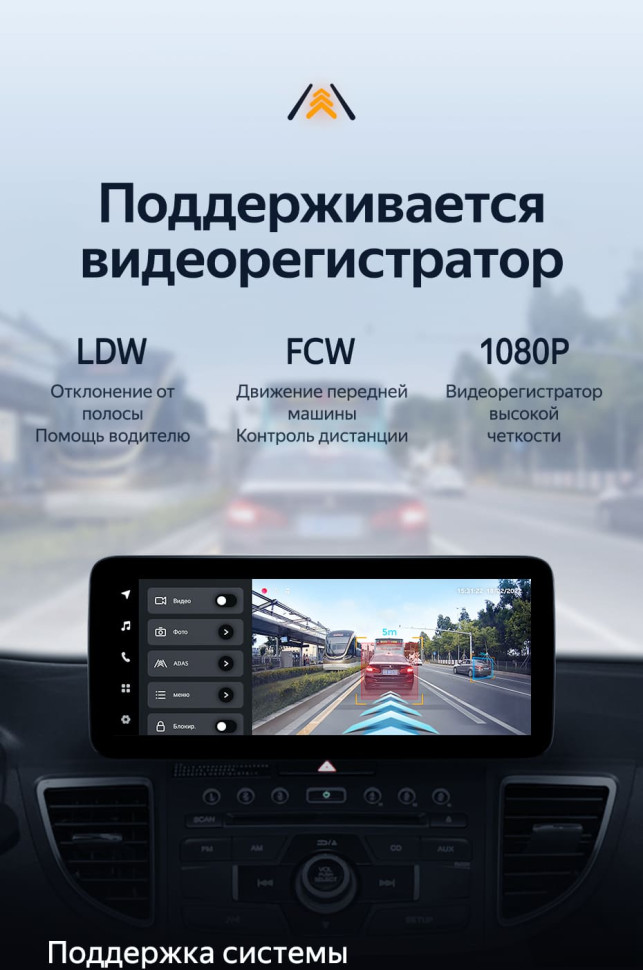 Штатная магнитола Teyes LUX ONE 4/64 Honda CR-V 4 RM RE (2011-2018) Тип-A