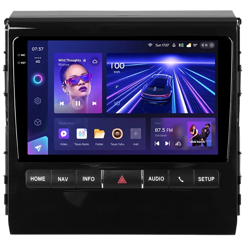 Переходная рамка Toyota Land Cruiser 200 (2015-2020) F1 (9")